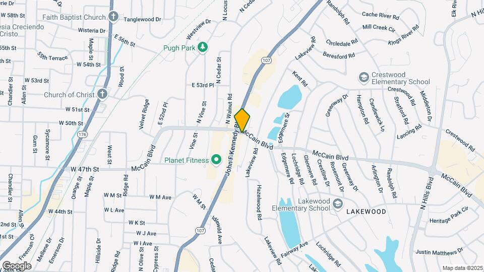 1012 McCain Blvd Mapa y Detalles de la Ubicación