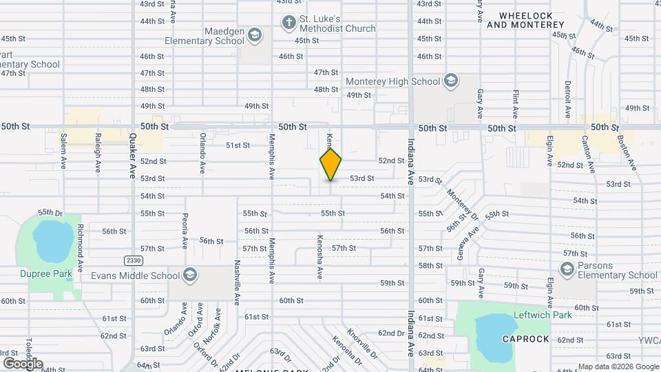5332 Kenosha Ave Map and Location Details