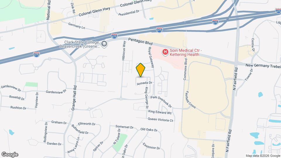 3601 Empire Dr Map and Location Details