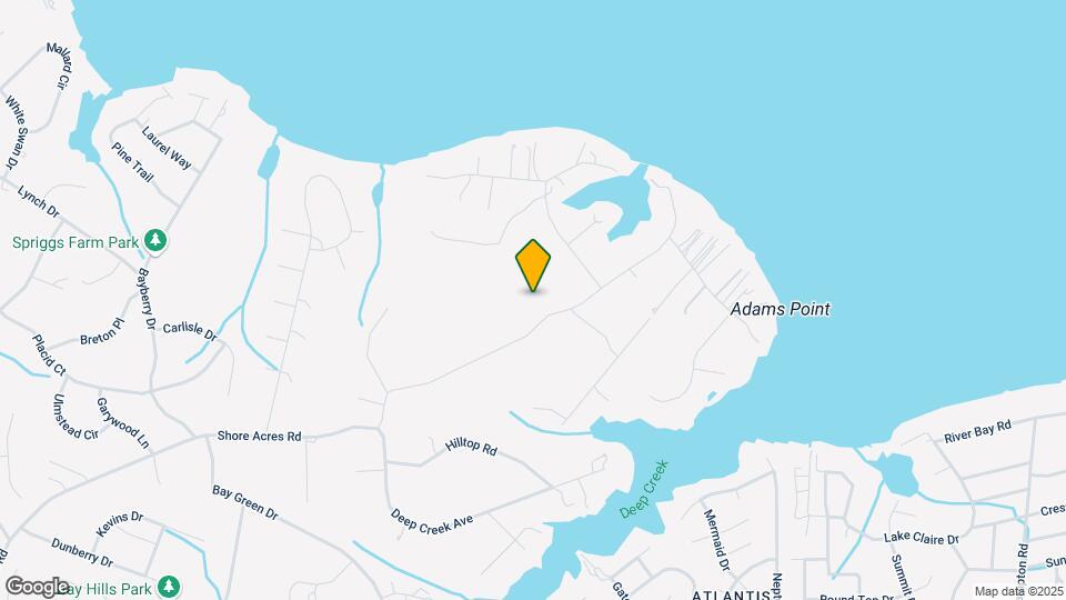 982 Shore Acres Rd Map and Location Details