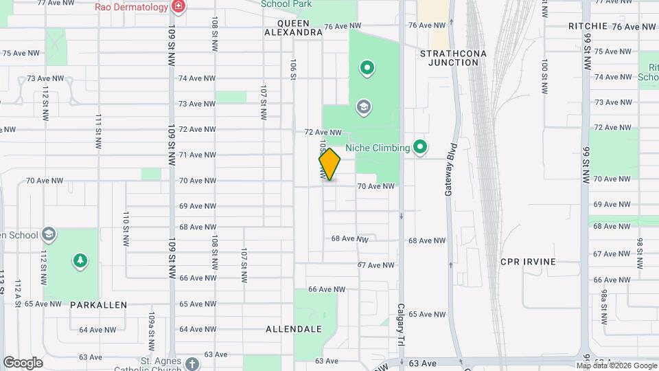 10530 70 Ave NW Map and Location Details