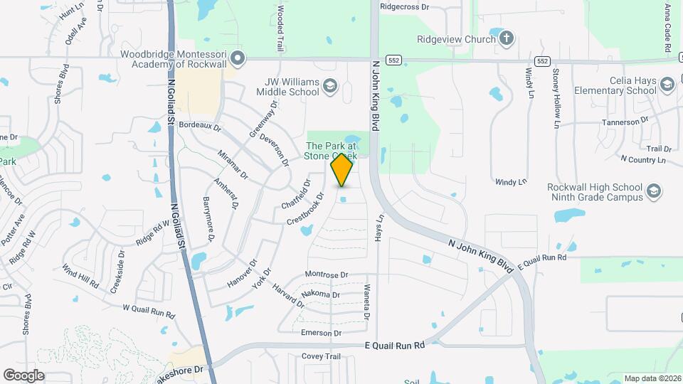 525 Goose Lake Dr Map and Location Details