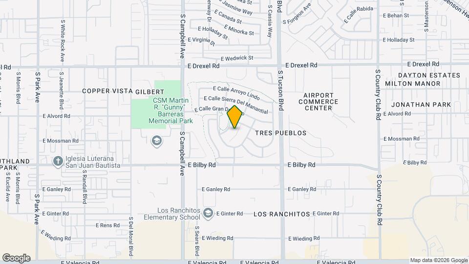 5960 S Placita Picacho El Diablo Map and Location Details