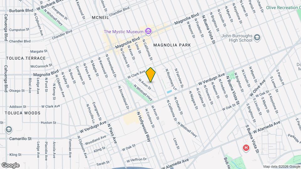 707 Lima St Map and Location Details