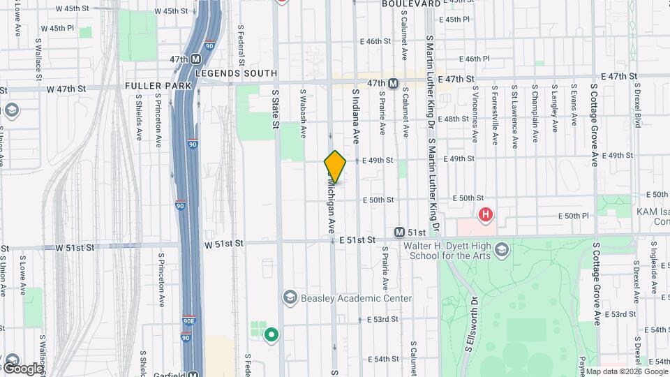 4941 S Michigan Ave Map and Location Details