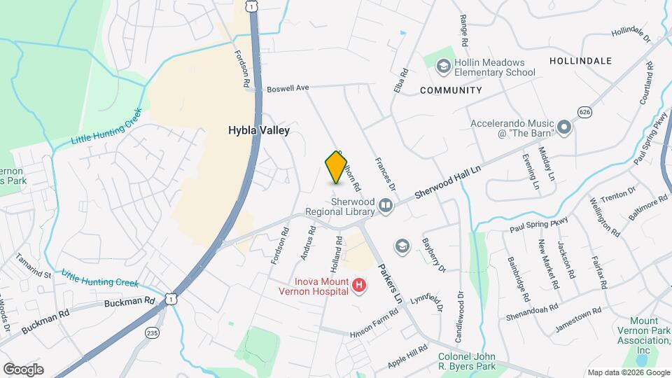 7829 Mt Woodley Pl Map and Location Details