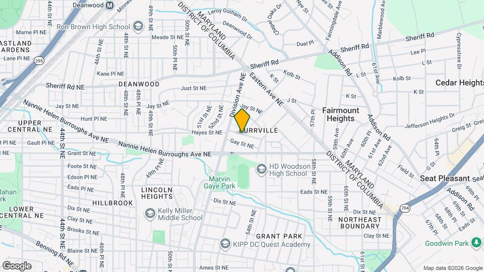 5333 Hayes St NE Map and Location Details