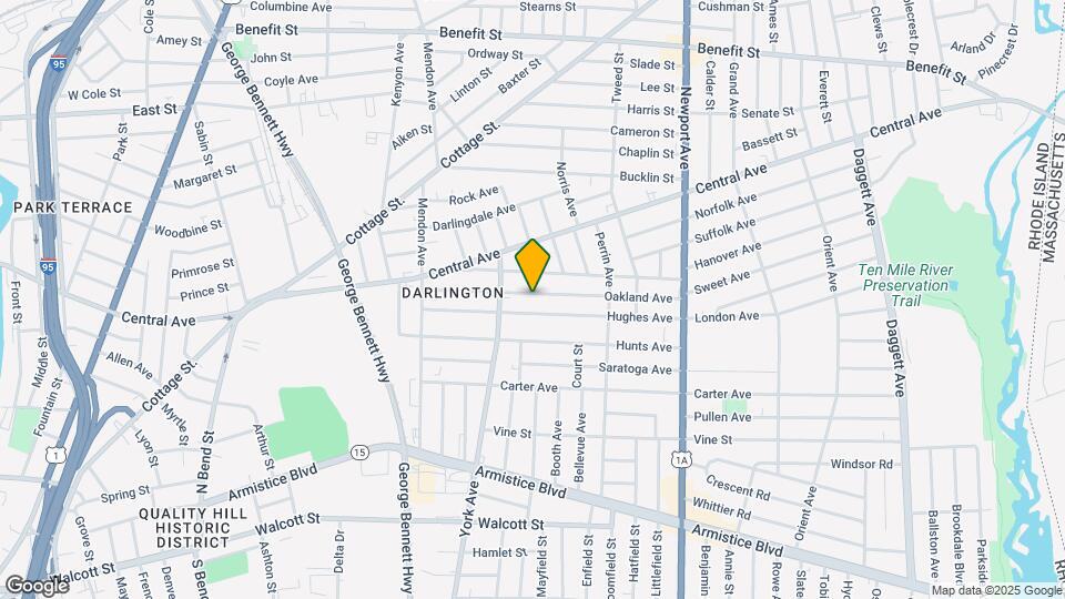 95 Oakland Ave, Unit Apt. 1 Map and Location Details