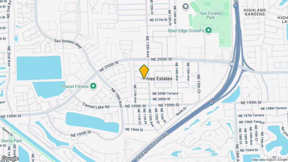 1161 NE 202nd St Map and Location Details