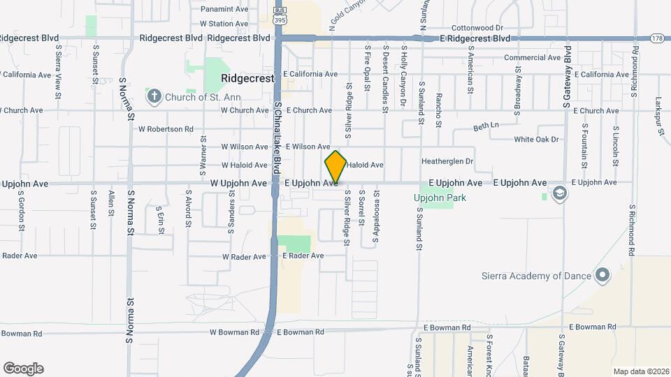 247 E Upjohn Ave Map and Location Details