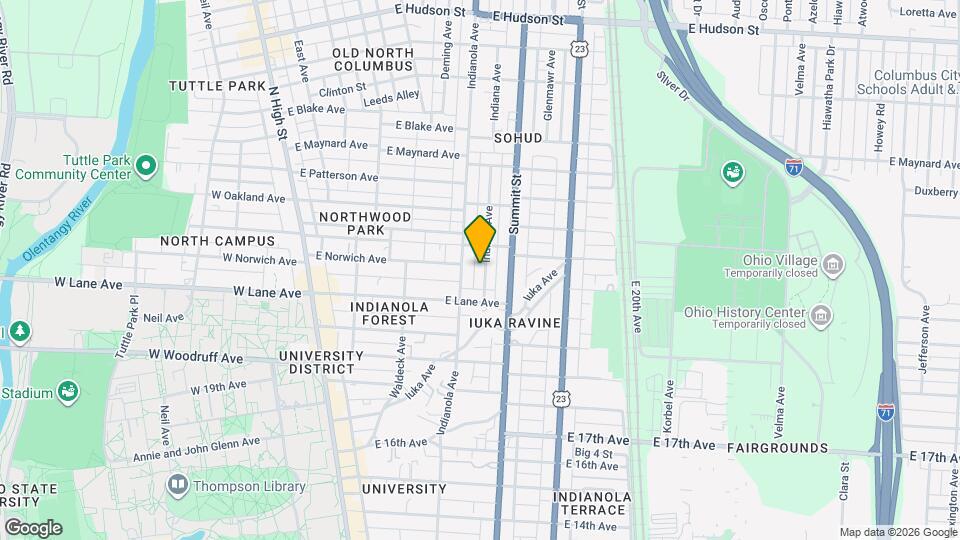 2133 Indiana Ave Mapa y Detalles de la Ubicación
