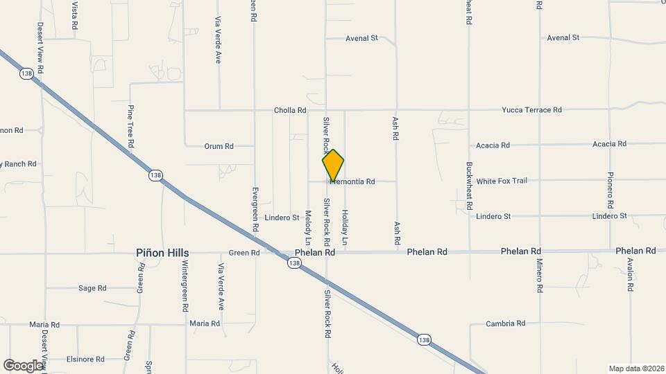 2121 Fremontia Rd Mapa y Detalles de la Ubicación
