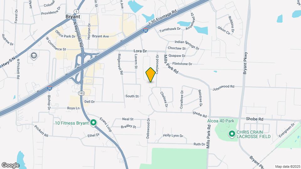 2411 Carywood Dr Map and Location Details