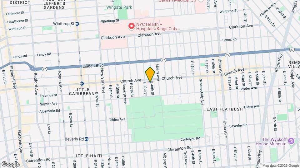 196 E 40th St Mapa y Detalles de la Ubicación