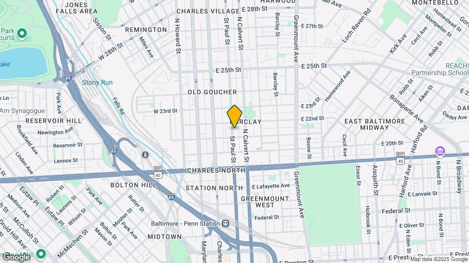 2111 Saint Paul St Mapa y Detalles de la Ubicación
