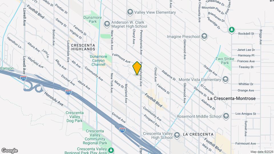 3200 Fairesta St Map and Location Details