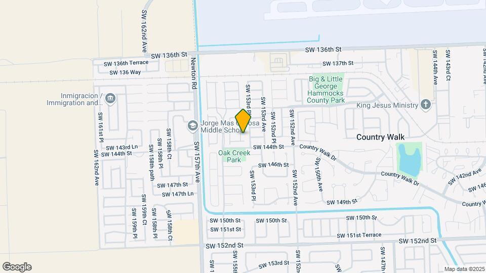14311 SW 154th Ct Map and Location Details
