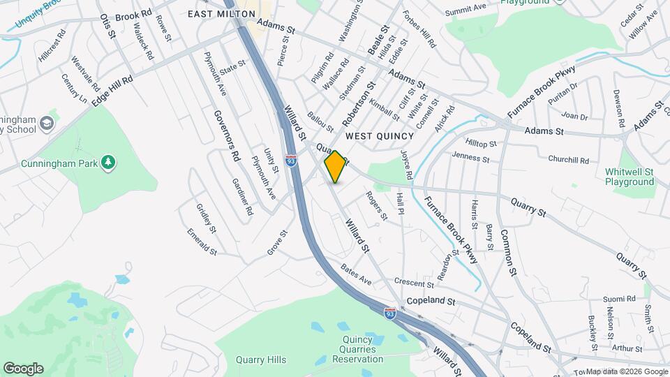 142 Willard St Map and Location Details