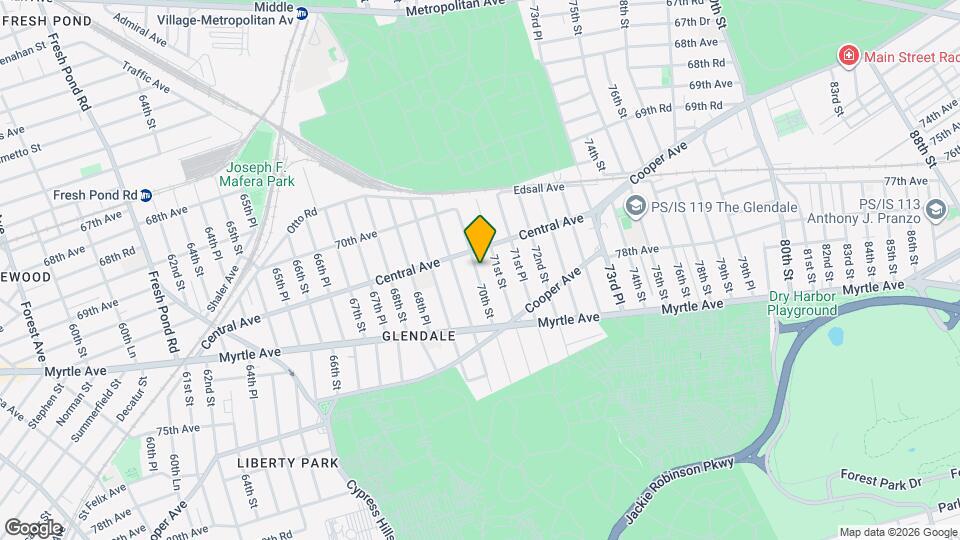 71-21 70th St Mapa y Detalles de la Ubicación