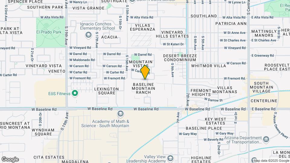 1213 W Fremont Rd. Map and Location Details