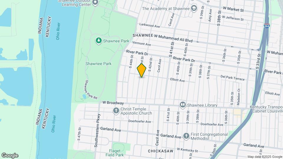 651 S 43rd St Map and Location Details