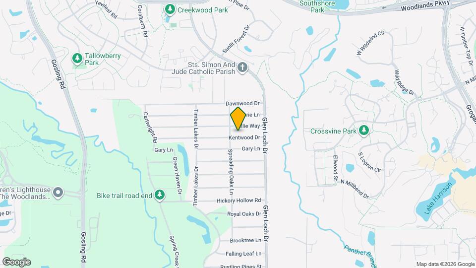 3314 Kentwood Dr Map and Location Details