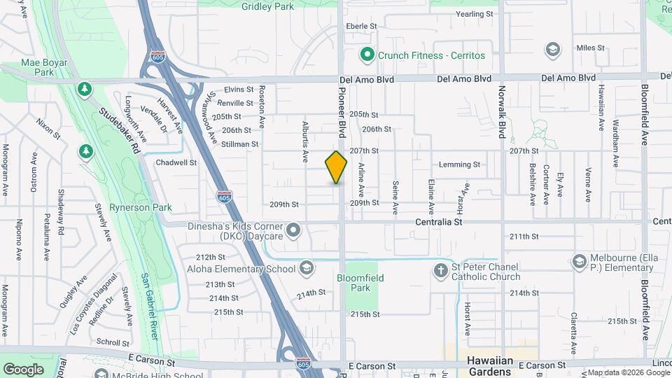 11754 Walcroft St Map and Location Details