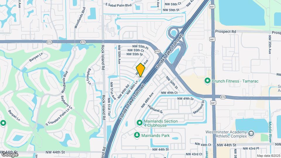5220 NW 48th Ln Map and Location Details