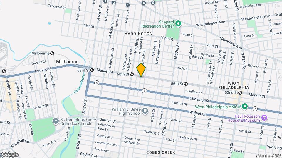 5916 Market St Map and Location Details