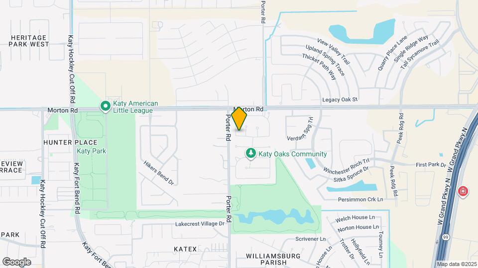 2906 Coastal Prairie Ln Map and Location Details