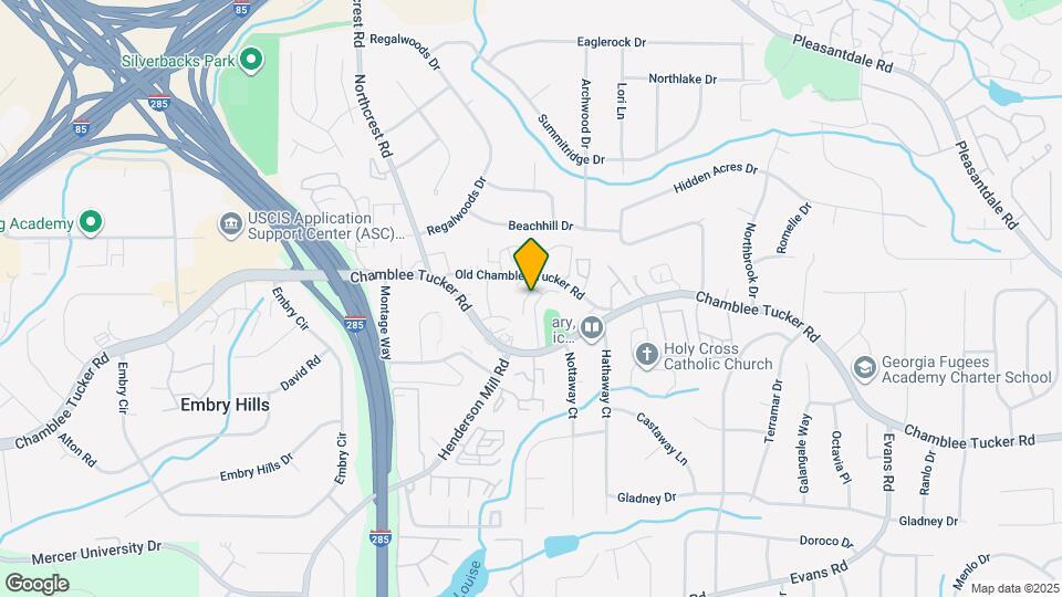 3549 Old Chamblee Tucker Rd Map and Location Details
