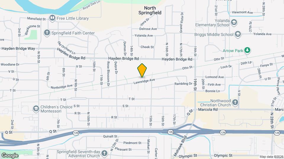 1422 Lawnridge Ave Map and Location Details