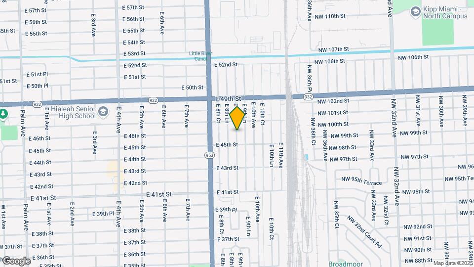 4591 E 9th Ct Mapa y Detalles de la Ubicación