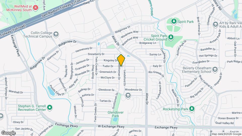 1510 Scottsman Dr Map and Location Details