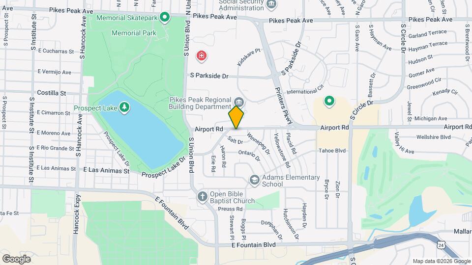 2021 Airport Rd Map and Location Details