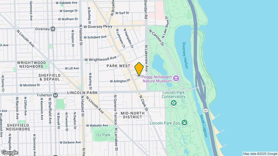 448 W Arlington Pl-Unit -3 Map and Location Details