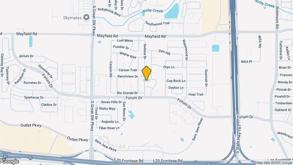 3526 Sedona Dr Map and Location Details