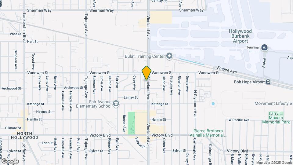 6723 Vineland Ave, Unit 6723 Map and Location Details