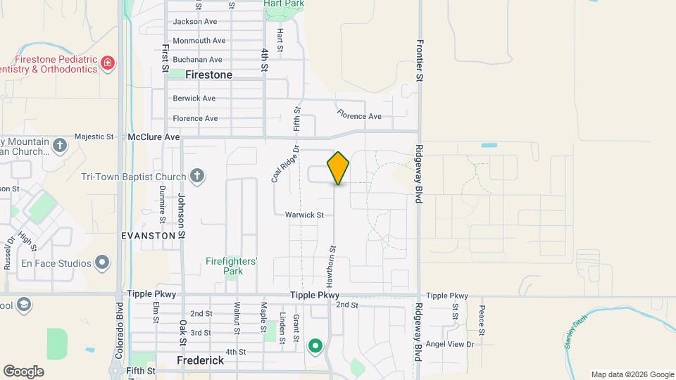 414 Hawthorn St Map and Location Details