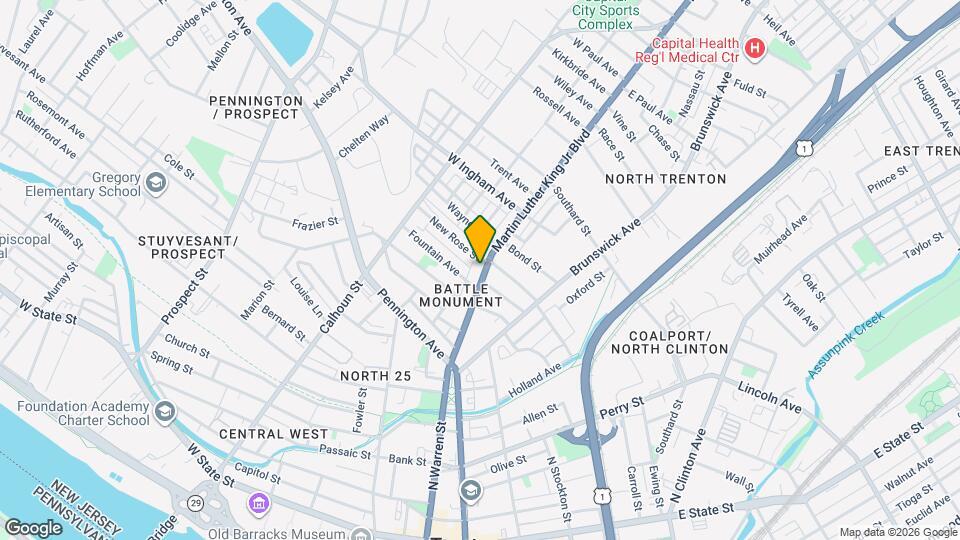 521 Martin Luther King Jr Blvd Map and Location Details