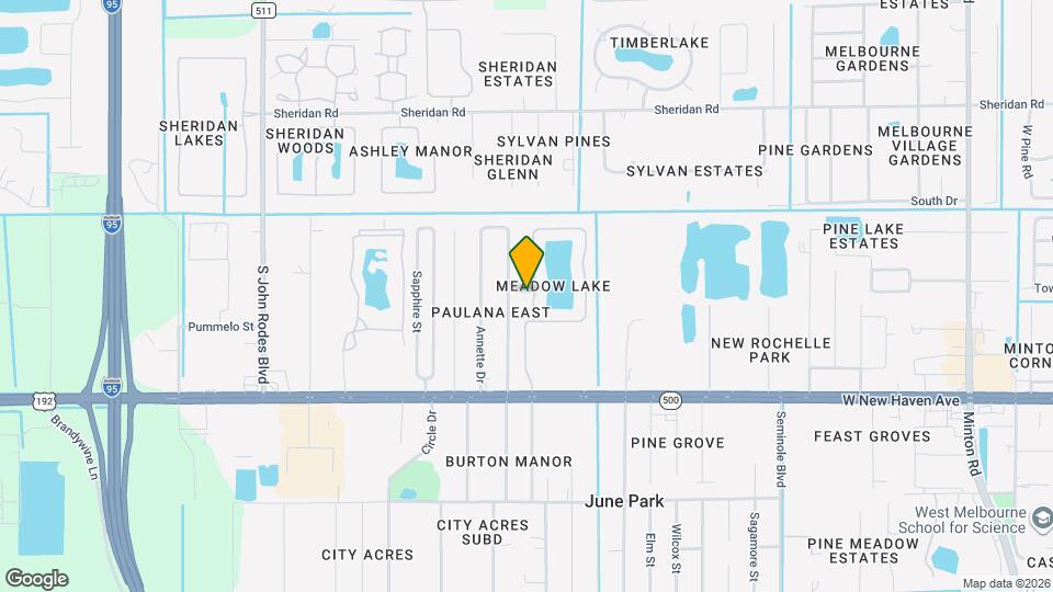 1520 Vista Lake Cir Map and Location Details