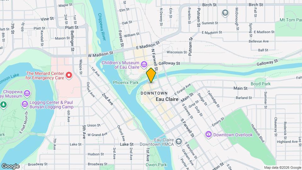 13 S Barstow St, Unit 1 Map and Location Details