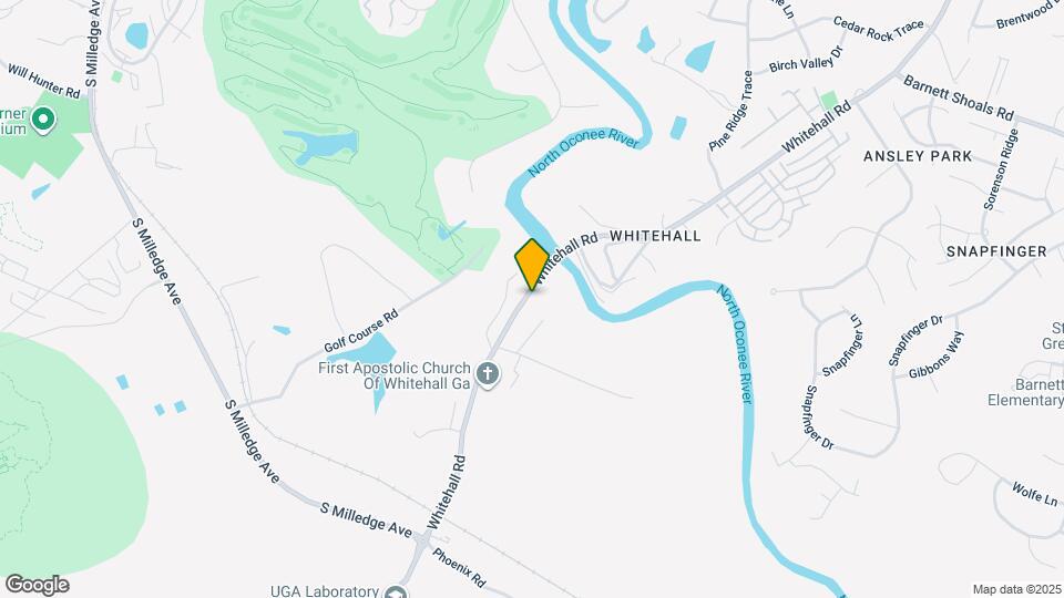 625 Whitehall Rd Map and Location Details