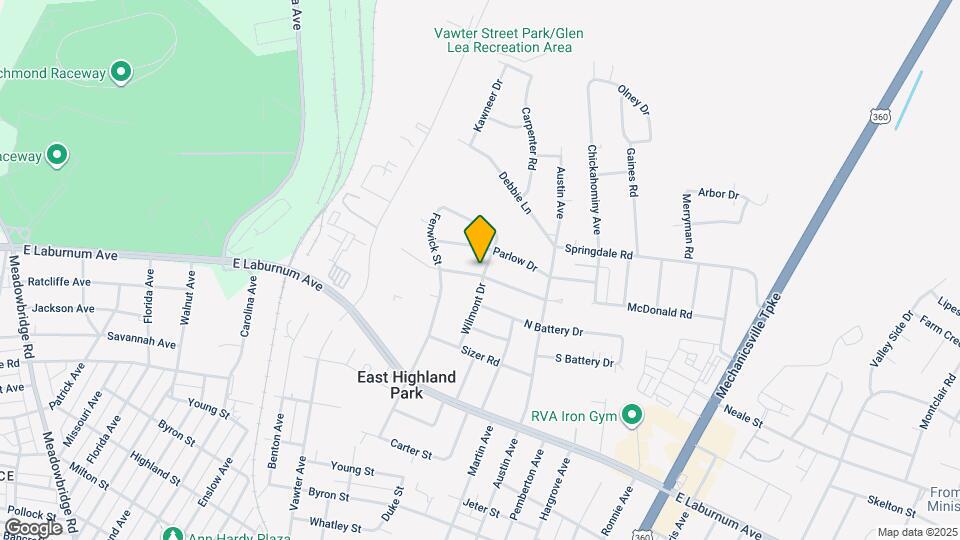 1712 Lyndover Rd Map and Location Details