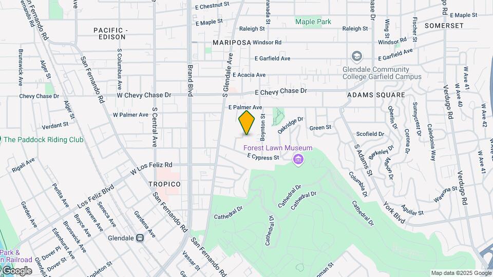 1258 Mariposa St Map and Location Details