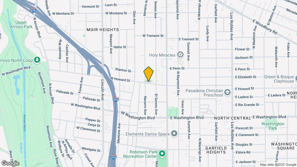 129 W Howard St Map and Location Details