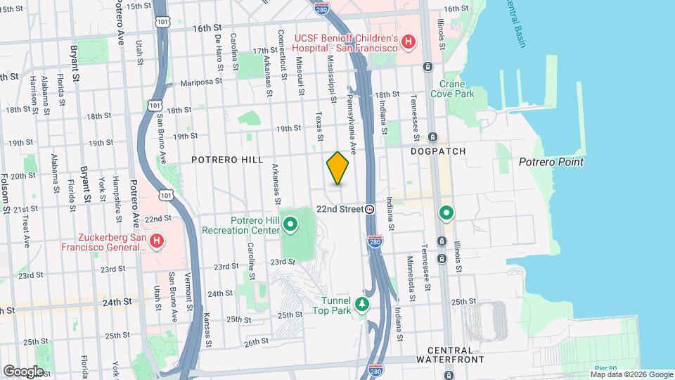 642 Mississippi St Map and Location Details