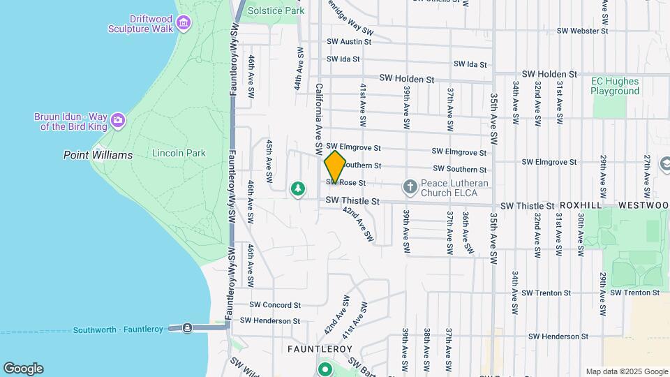 4139 SW Rose St Map and Location Details