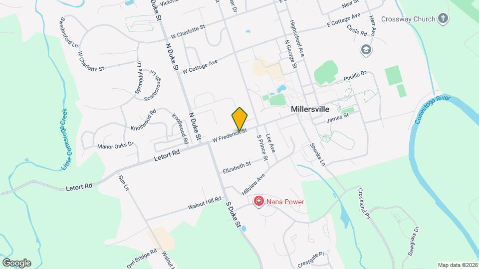 134 W Frederick St, Unit #6 Mapa y Detalles de la Ubicación