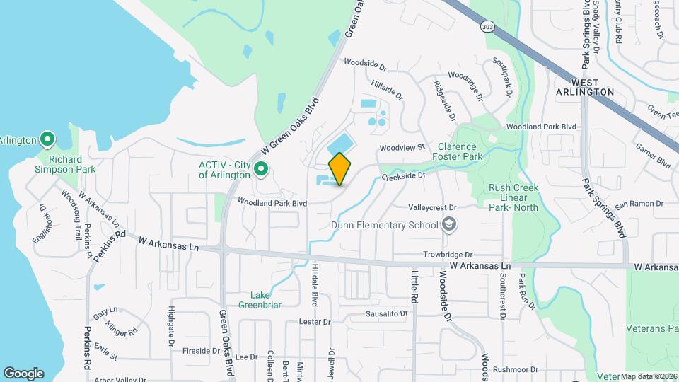 4919 Woodland Park Blvd Map and Location Details